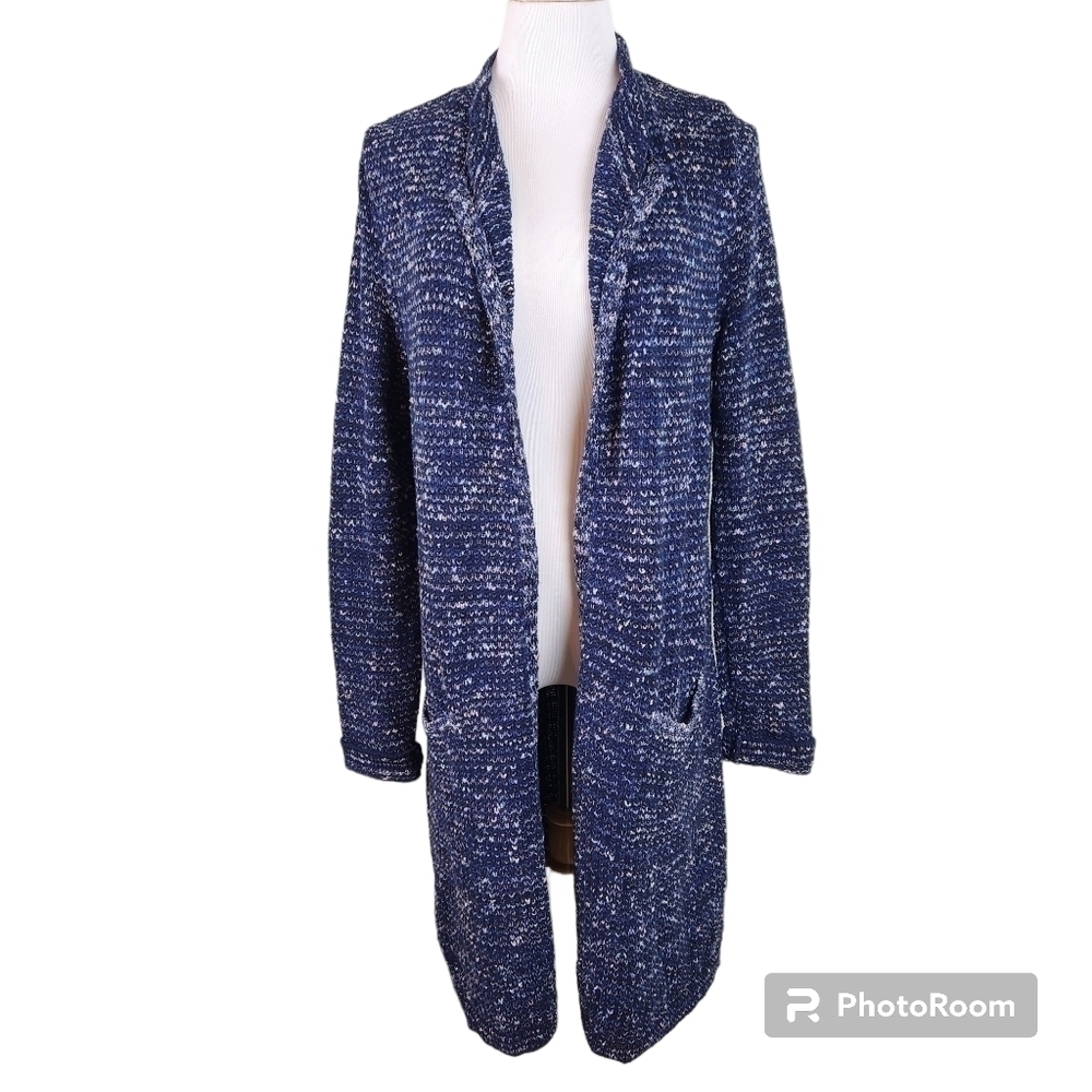 JJill Long Open Cardigan